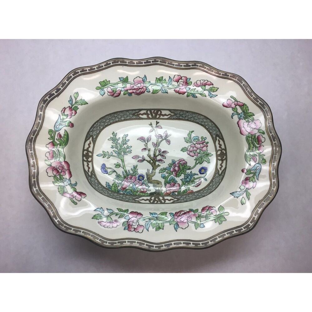 VINTAGE Coalport CHINA Indian SUMMER Pattern MEDIUM Size OVAL SIDE Item DISH
